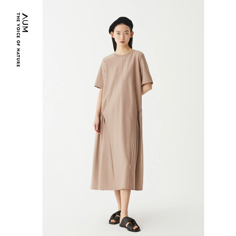 AUM夏季时尚休闲宽松春夏超显瘦连衣裙M1CX23746/MAFZ20116