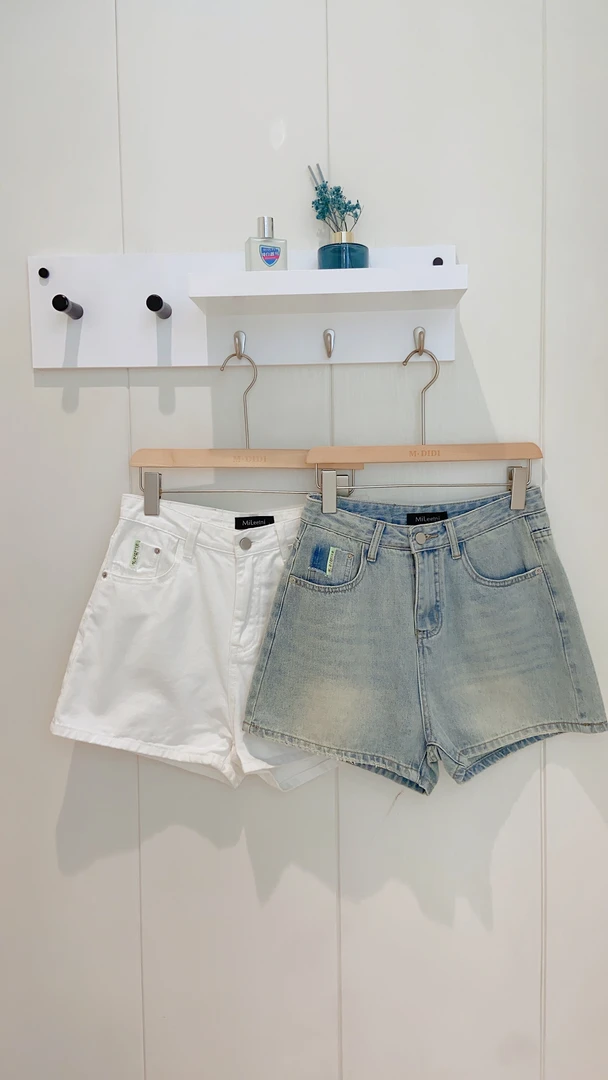 牛仔女装短裤时尚百搭显瘦蓝色