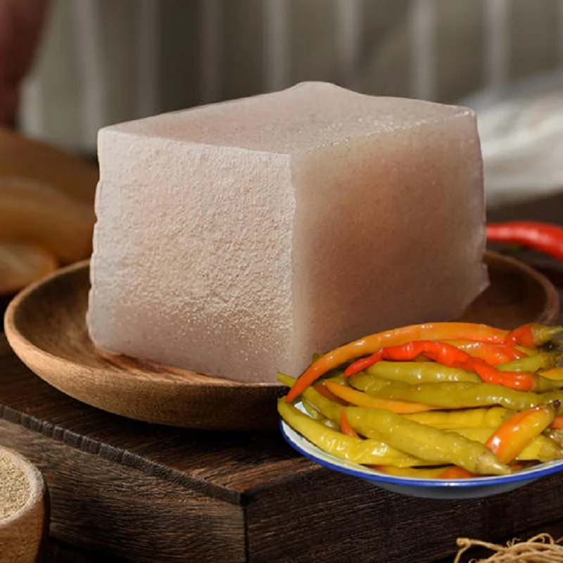 新鲜魔芋豆腐块贵州四川重庆火锅食材农家特产手工魔芋低脂低卡