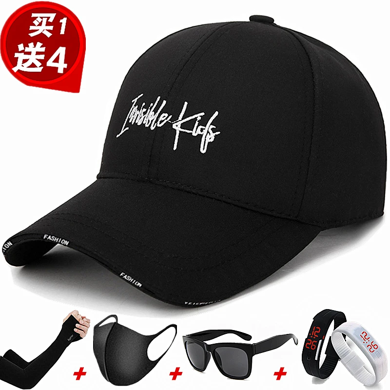 帽子男女士韩版潮牌ins鸭舌帽夏季时尚百搭棒球帽情侣防晒遮阳