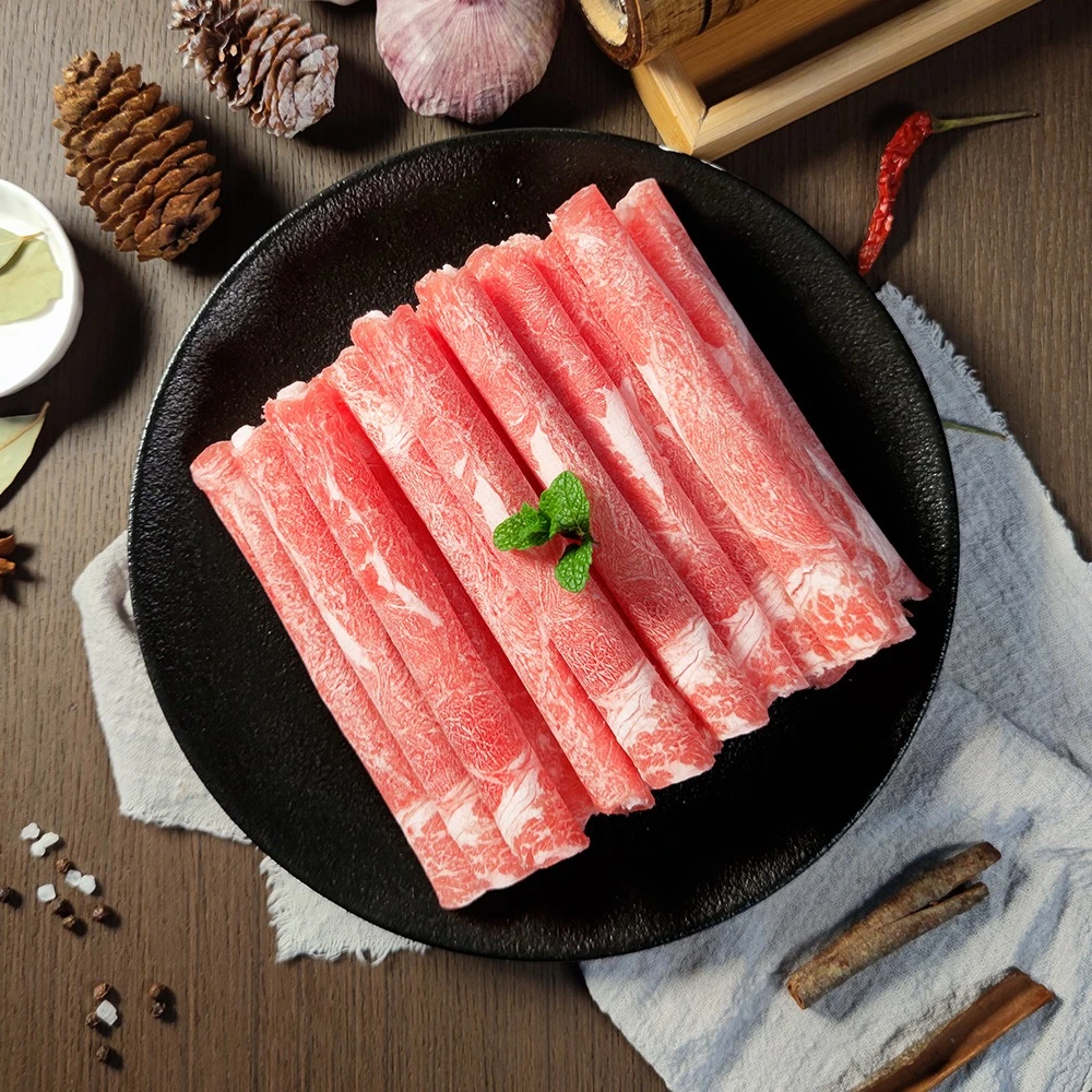 莫哈 澳洲谷饲原切肥牛卷1kg/袋 200g*5*2袋火锅方便肥牛卷