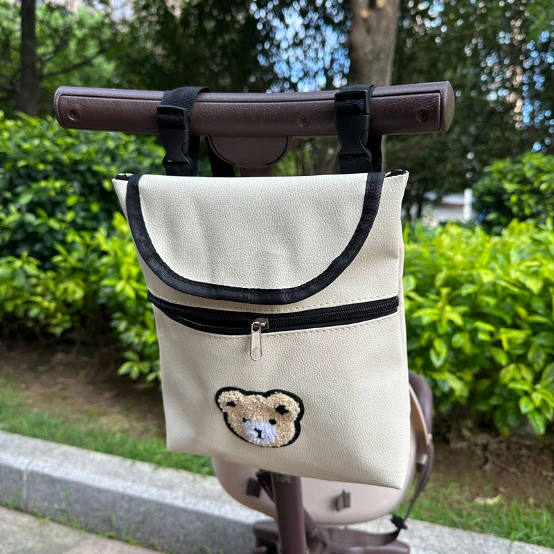 婴儿推车挂包配件遛娃车小挂包通用童车储物篮收纳挂袋便携手机袋