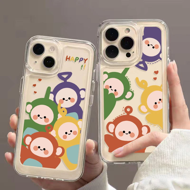 适用苹果/华为/oppo/vivo/小米手机壳天线宝宝情侣太空壳软壳全包