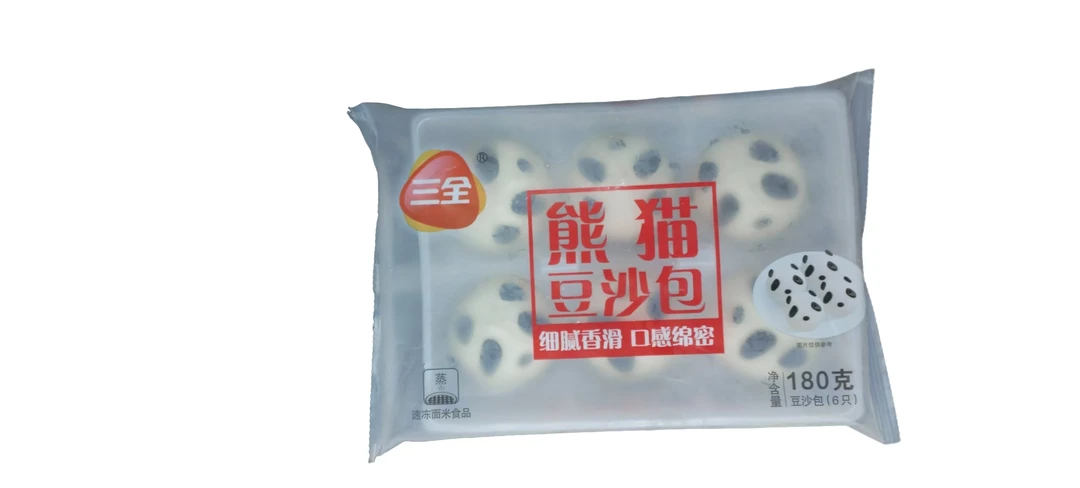 三全熊猫豆沙包180g 豆沙口味
