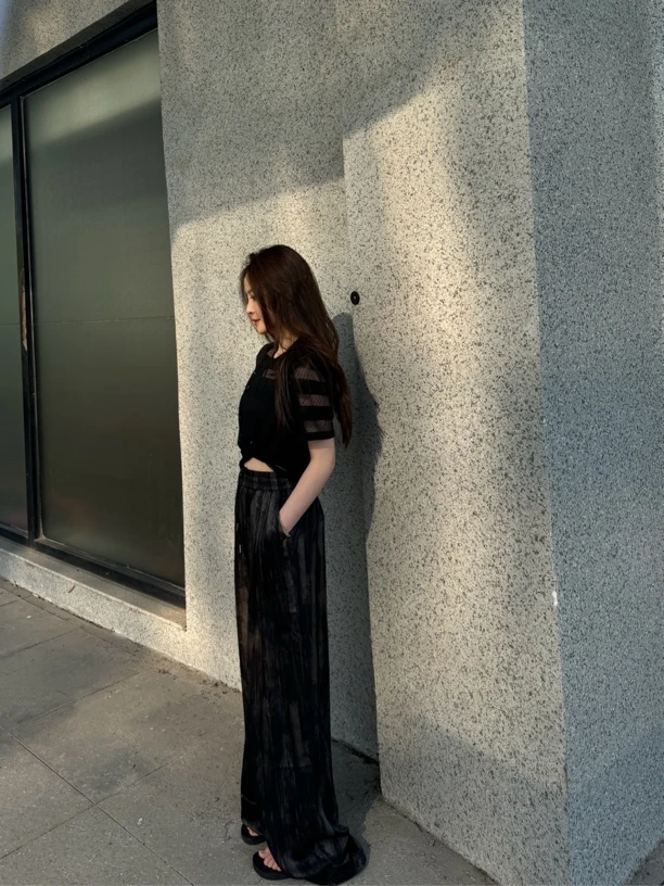 Shuang➕渐变滑溜溜裤