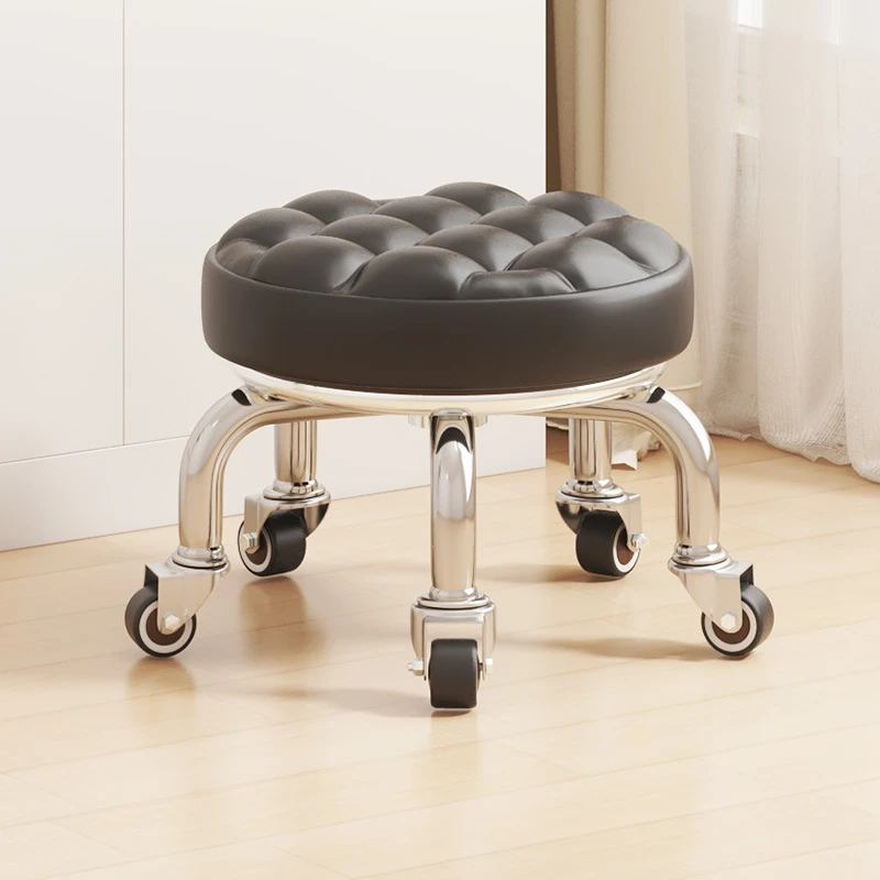 滑轮矮凳移动小凳子带轮家用万向轮家务拆快递懒人电镀架