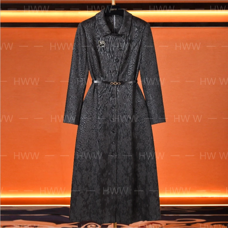 轻奢设计师女装连衣裙优雅气质修身时尚收腰连衣裙DHZHJ404609