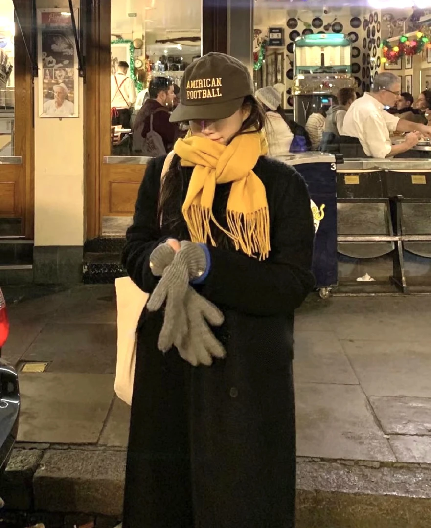 【冬日暖阳1.0】2024秋冬新款韩系大衣加棉加厚大衣正肩羊毛呢大衣