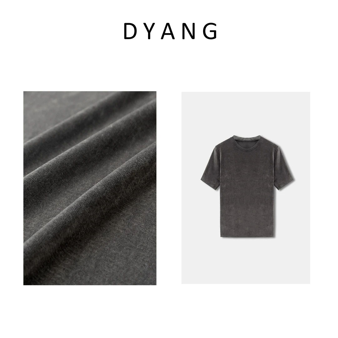DYANG【基础灵魂】简约时尚休闲夏季半袖春夏修身纯色T恤YS170