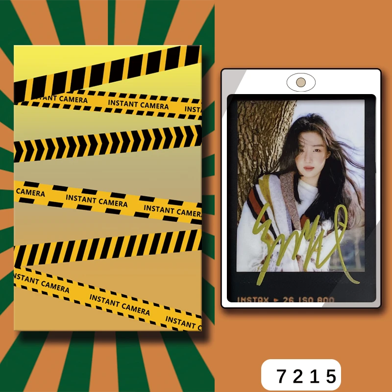 D7215【卢昱晓】 正品拍立得照片 黑金