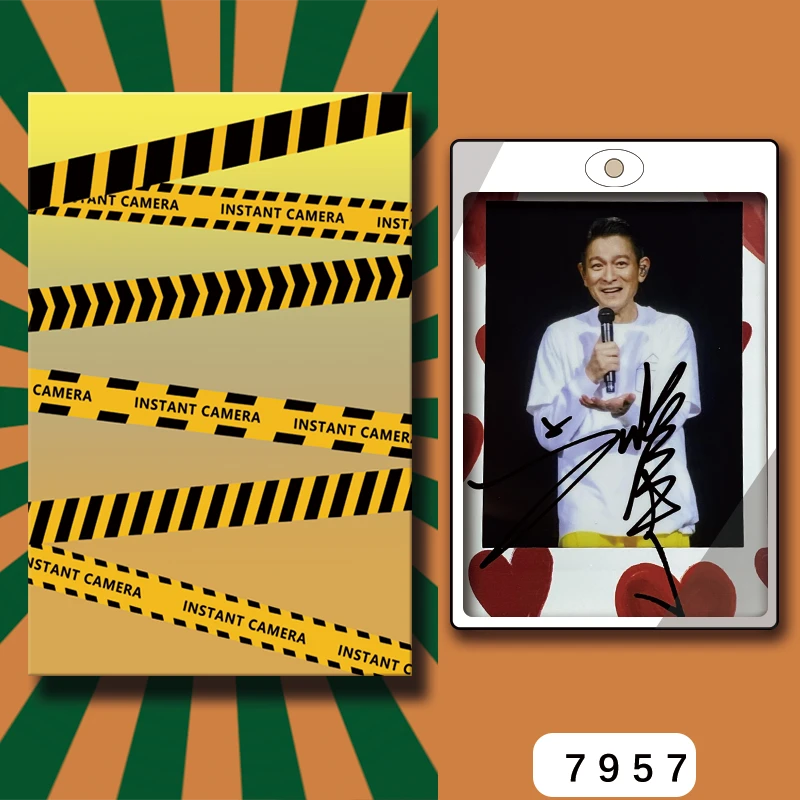 D7957【刘德华】 正品拍立得照片 爱心