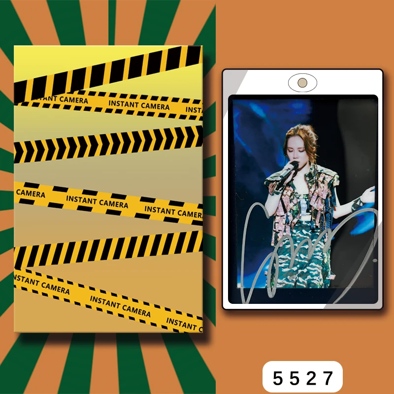 D5527【邓紫棋】 正品拍立得照片  黑金