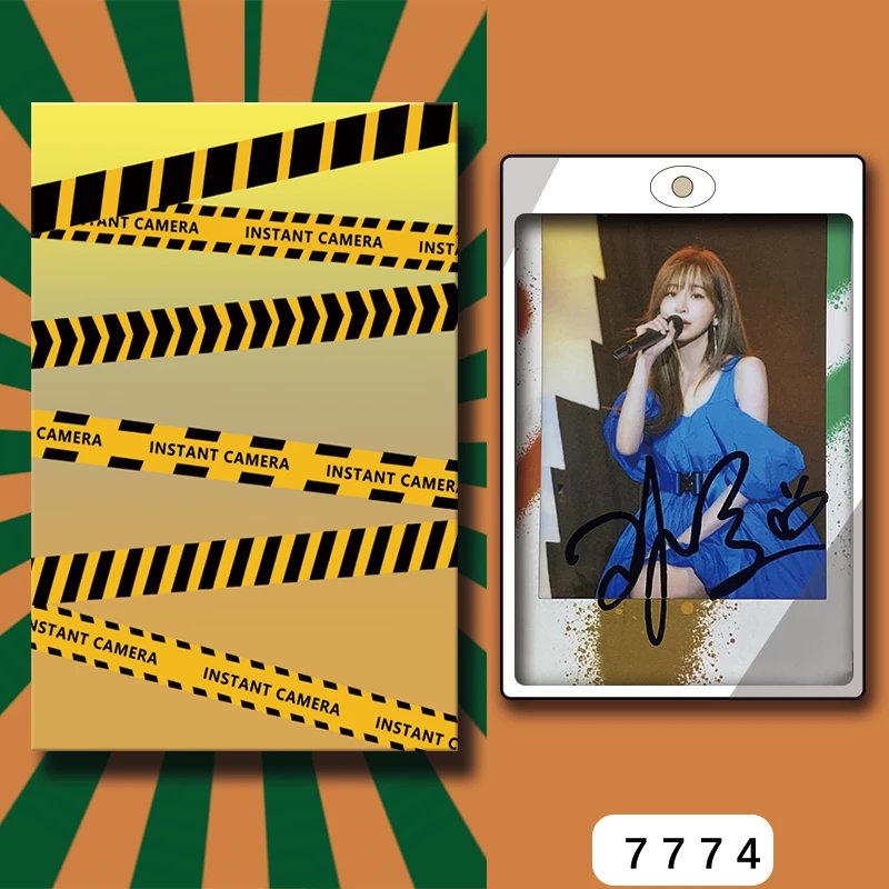 D7774【王心凌】 正品拍立得照片 涂鸦