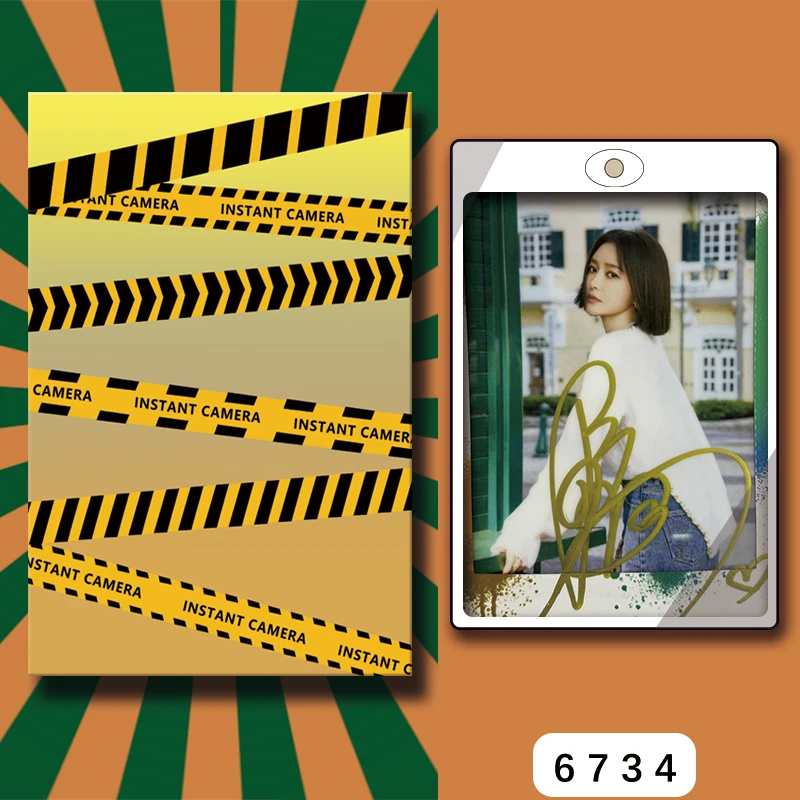 D6734【秦岚】 正品拍立得照片 涂鸦