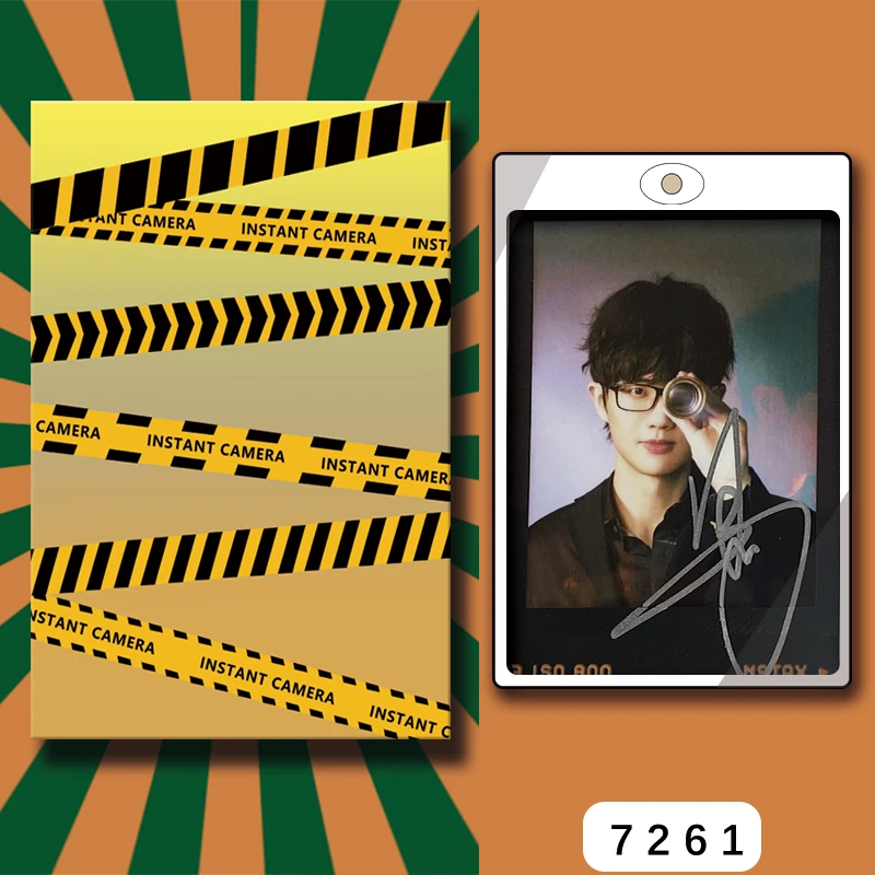 D7261【许嵩】 正品拍立得照片 黑金