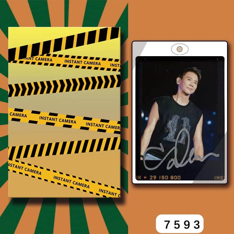 D7593【陶喆】 正品拍立得照片 黑金