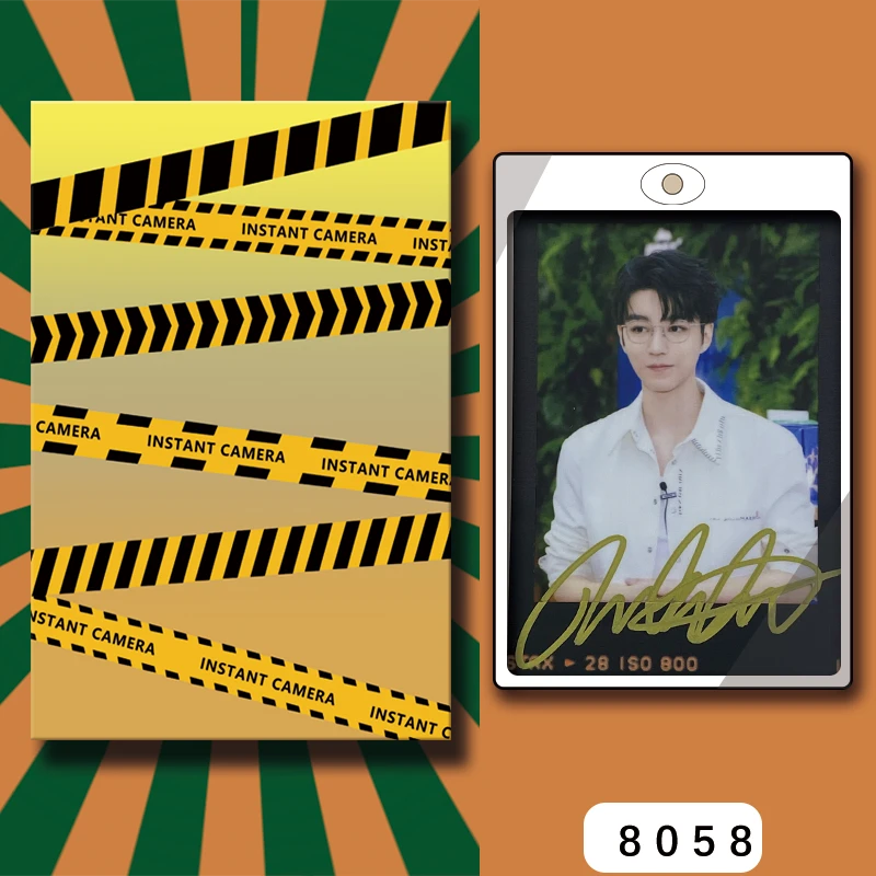 D8058 【王俊凯】 正品拍立得照片 黑金