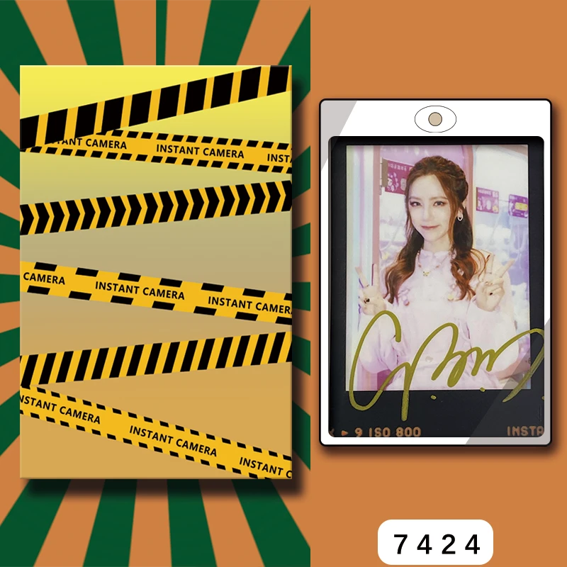 D7424【邓紫棋】 正品拍立得照片  黑金