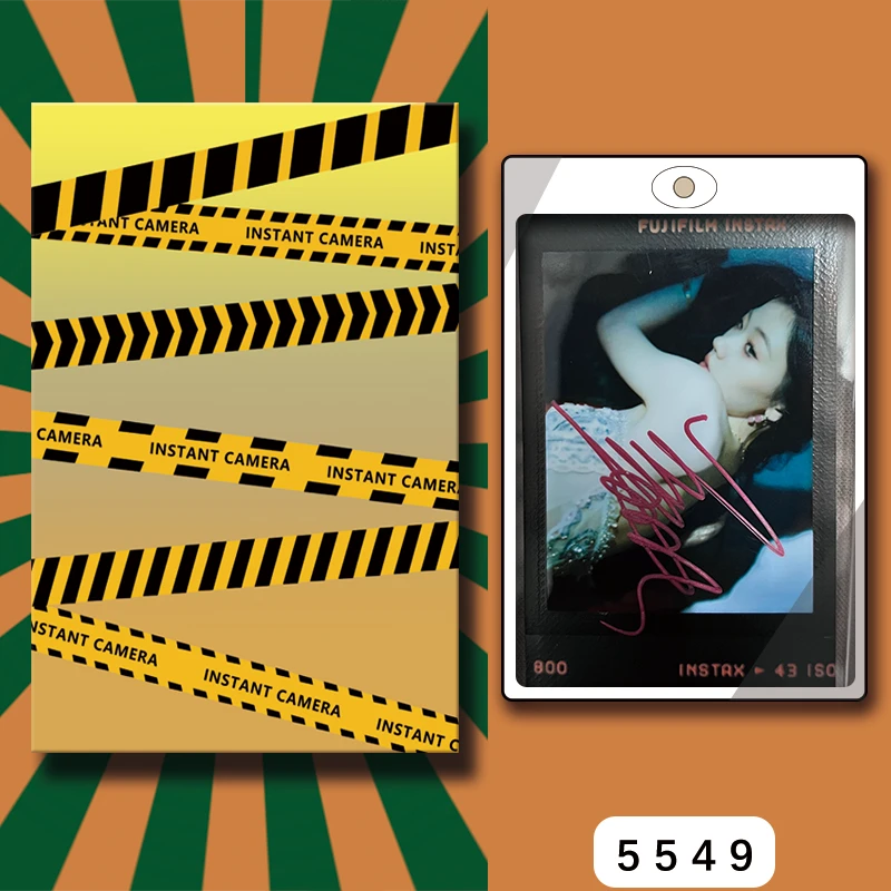 D5549【单依纯】 正品拍立得照片 黑金边