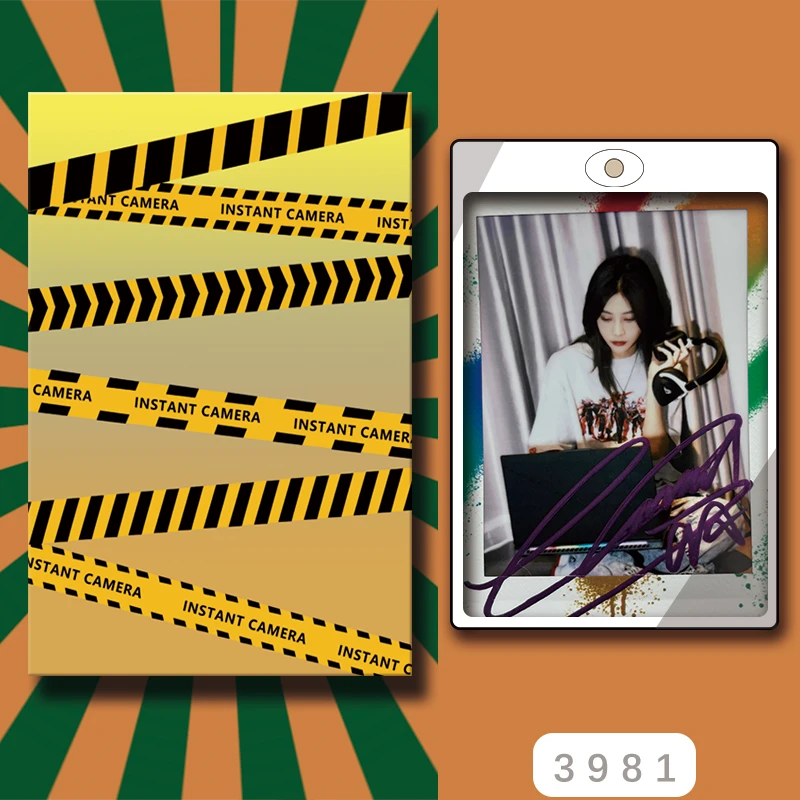 D3981【袁一琦】 正品拍立得照片 涂鸦