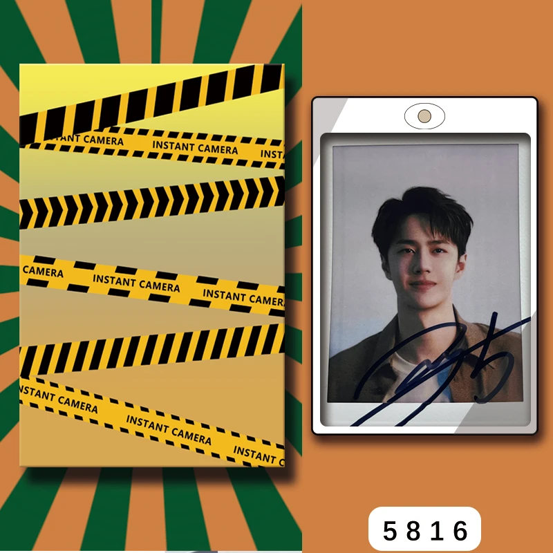 D5816【王一博】 正品拍立得照片 白边