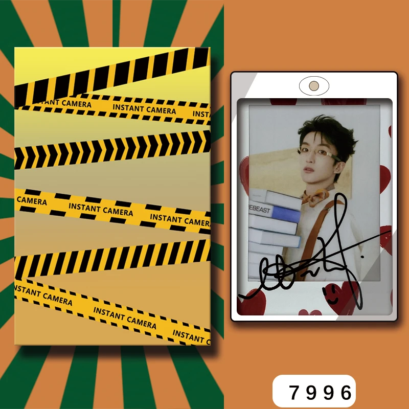 D7996【黄子弘凡】 正品拍立得照片 爱心