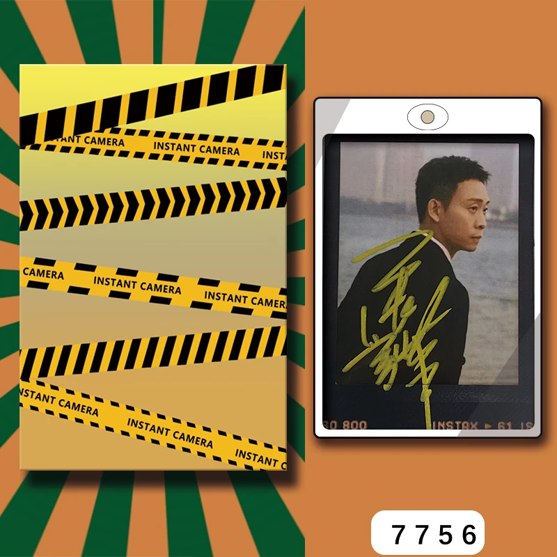 D7756【张译】 正品拍立得照片 黑金