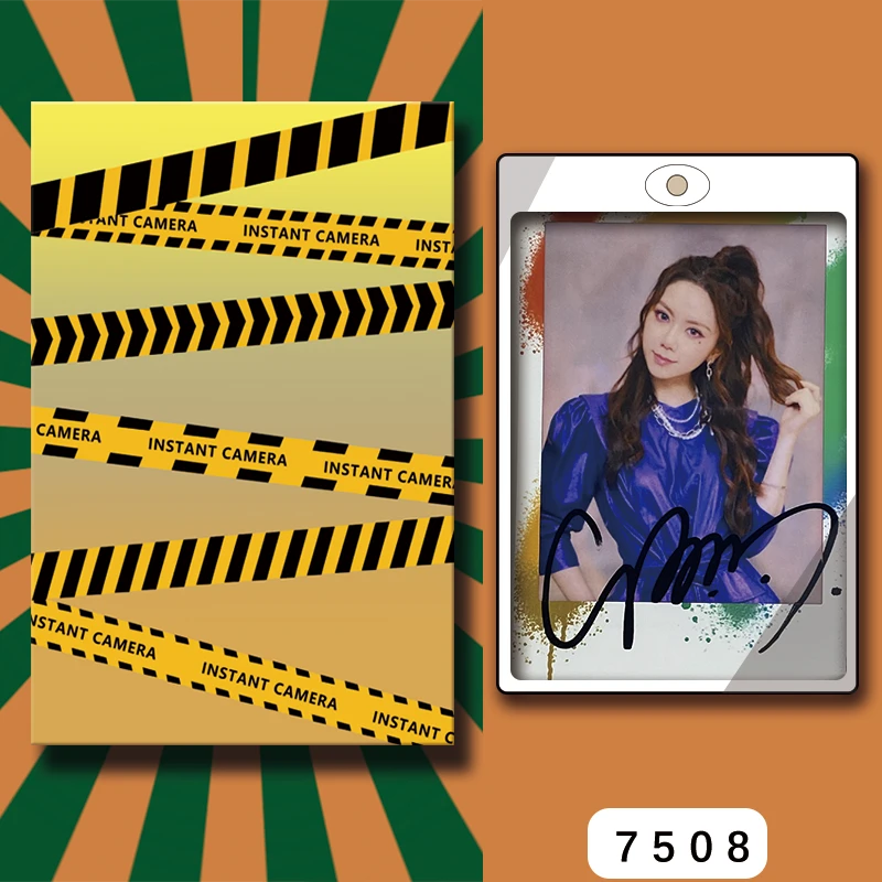 D7508【邓紫棋】 正品拍立得照片 涂鸦