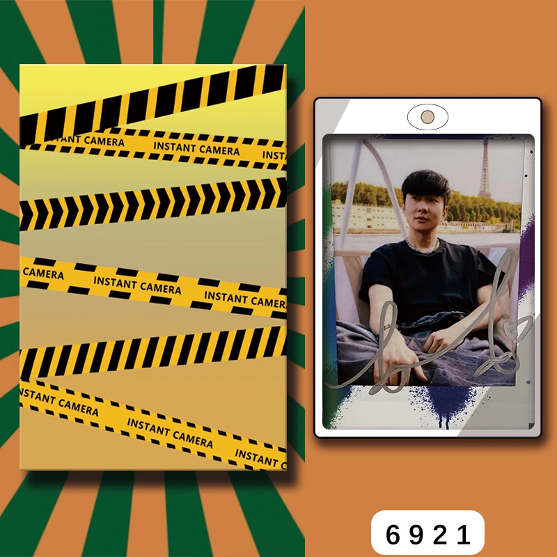 D6921【林俊杰】 正品拍立得照片 涂鸦