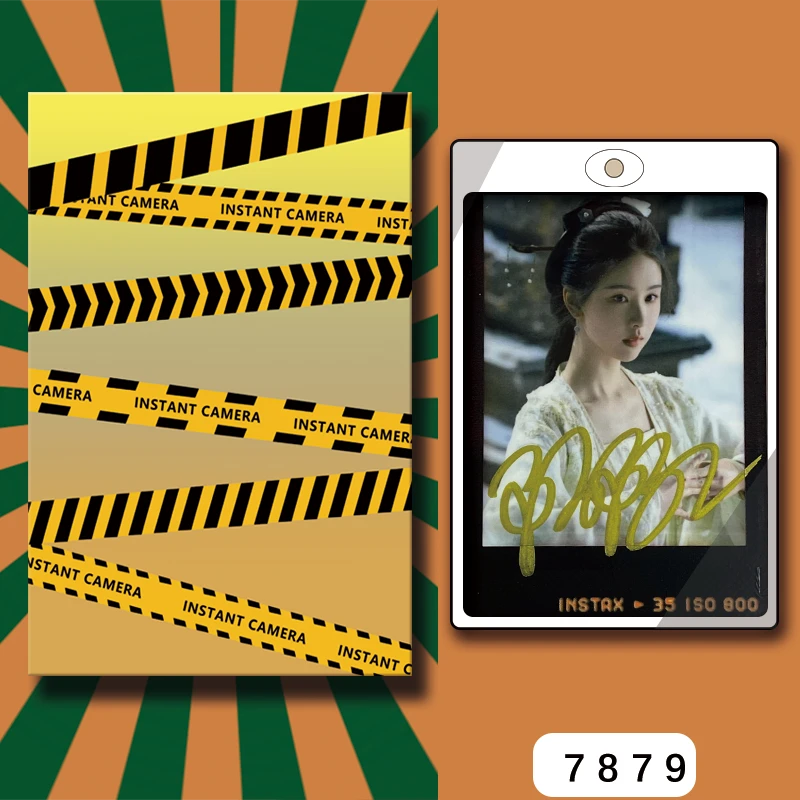 D7879【陈都灵】 正品拍立得照片 黑金