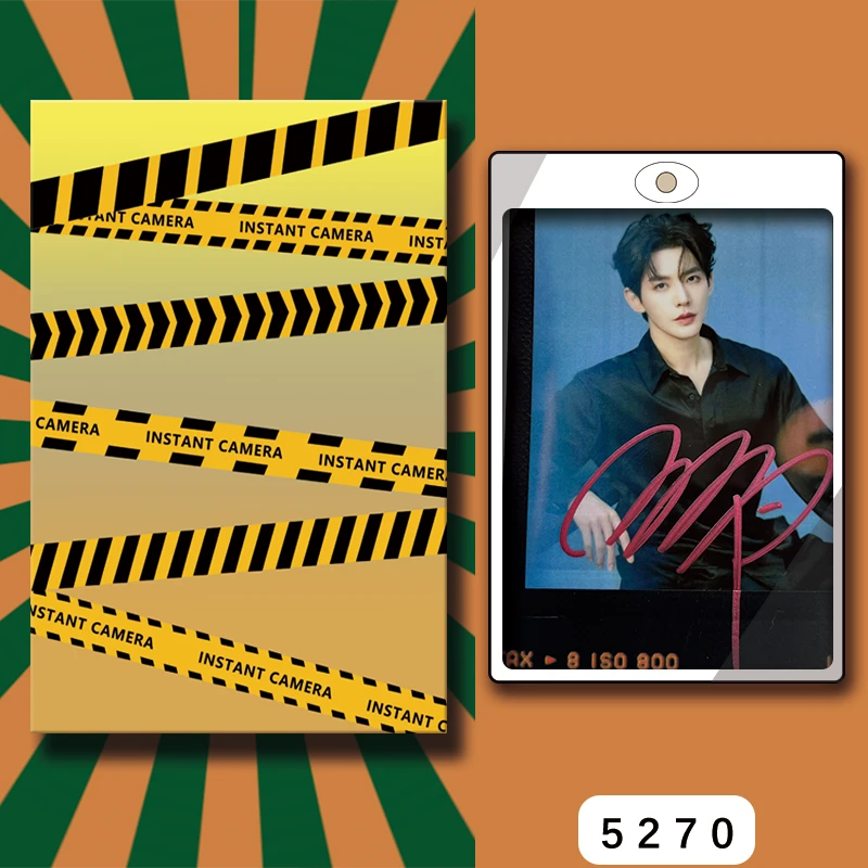 D5270【邓为】 正品拍立得照片 黑金