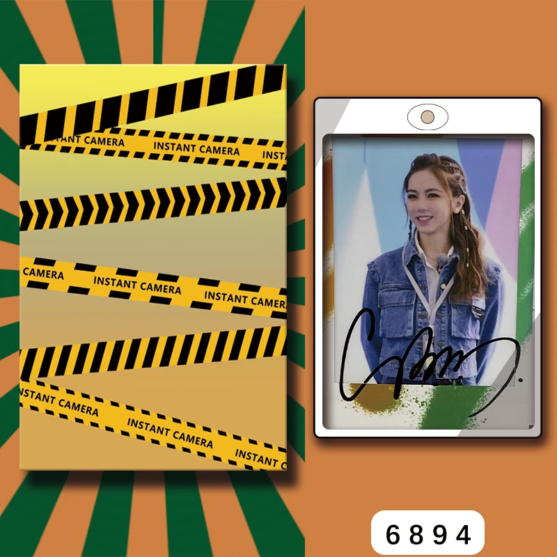 D6894【邓紫棋】 正品拍立得照片  涂鸦