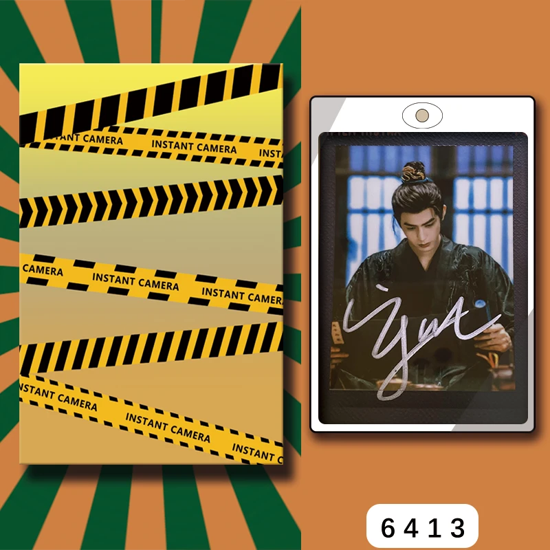 D6413【宋威龙】 正品拍立得照片 黑金