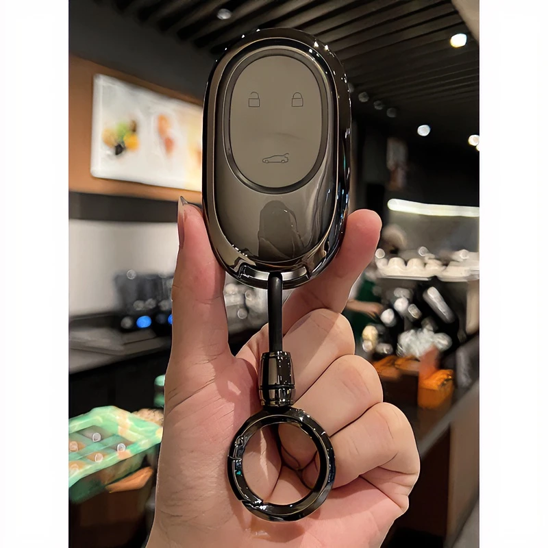 适用蔚来23款es6钥匙套et5专用et7包es7/ec6/es8/ec7/et5t车扣壳