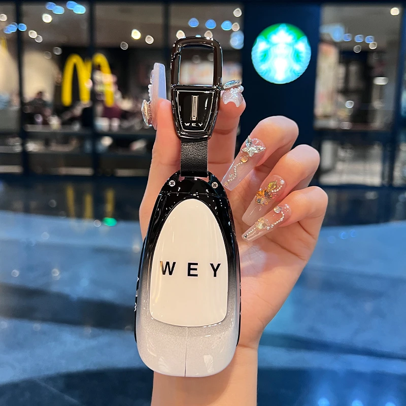 魏牌蓝山钥匙套专用2023新款摩卡WEY魏派DHT汽车配件金属钥匙壳扣