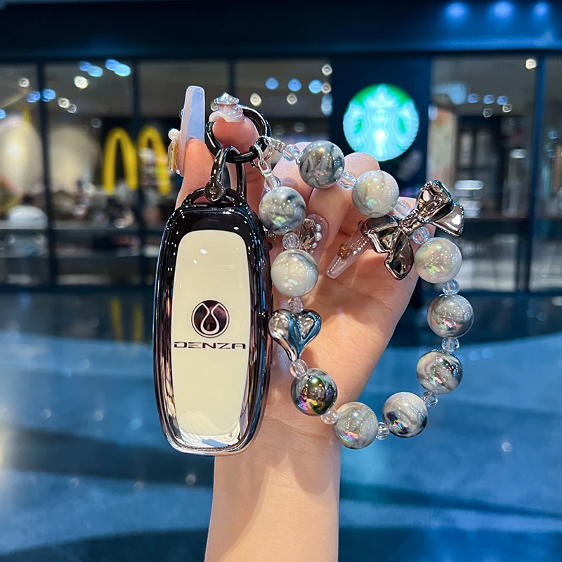 适用新22-24款腾势D9汽车钥匙套腾势d9高档全包保护遥控壳扣男女