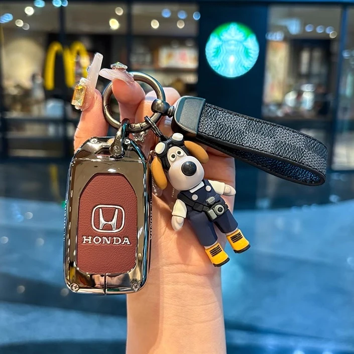 适用本田钥匙套十代思域雅阁冠道xrv车crv缤智皓影凌派飞度浩影扣