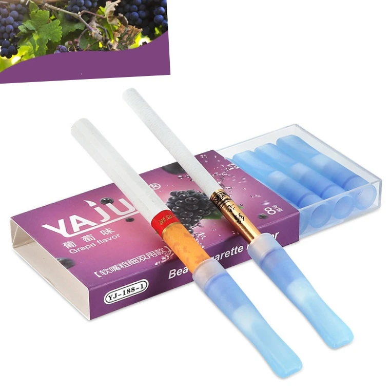 雅爵-188水果味爆珠便携式过滤嘴清新多口味过滤粗细烟两用烟嘴
