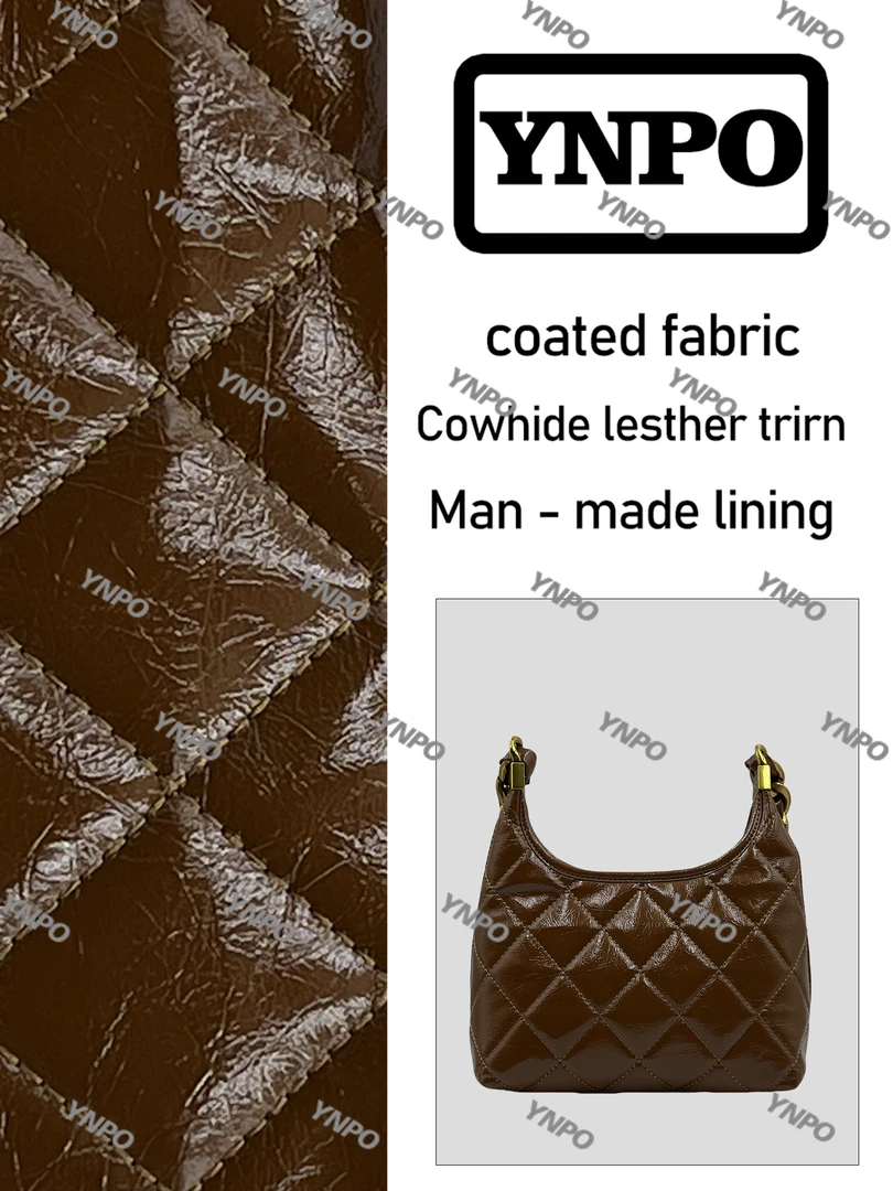 YNPO手工打造真皮女士包百搭新款包10668棕色