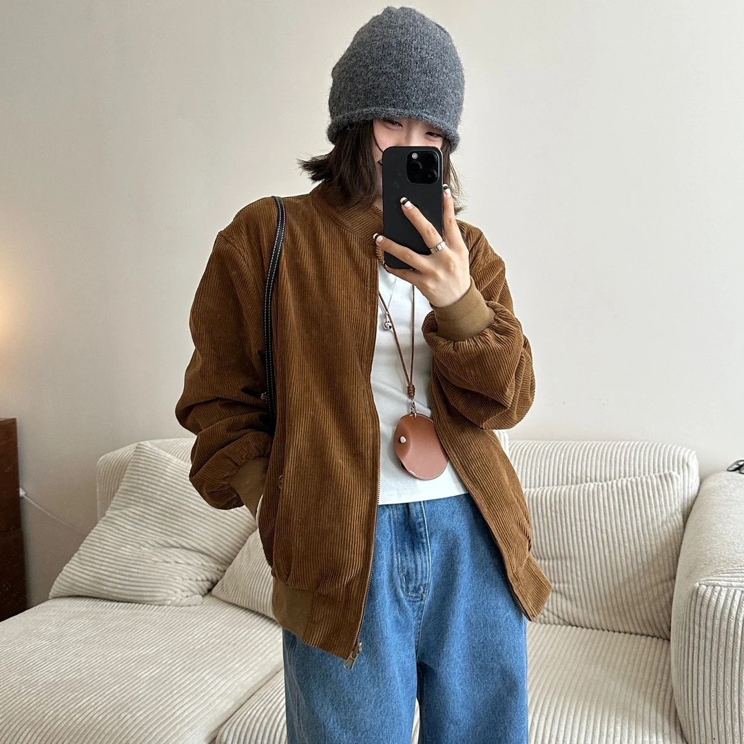 【No退No换】Our2【小马两面穿】秋冬灯芯绒夹克两面穿外套【E0113】