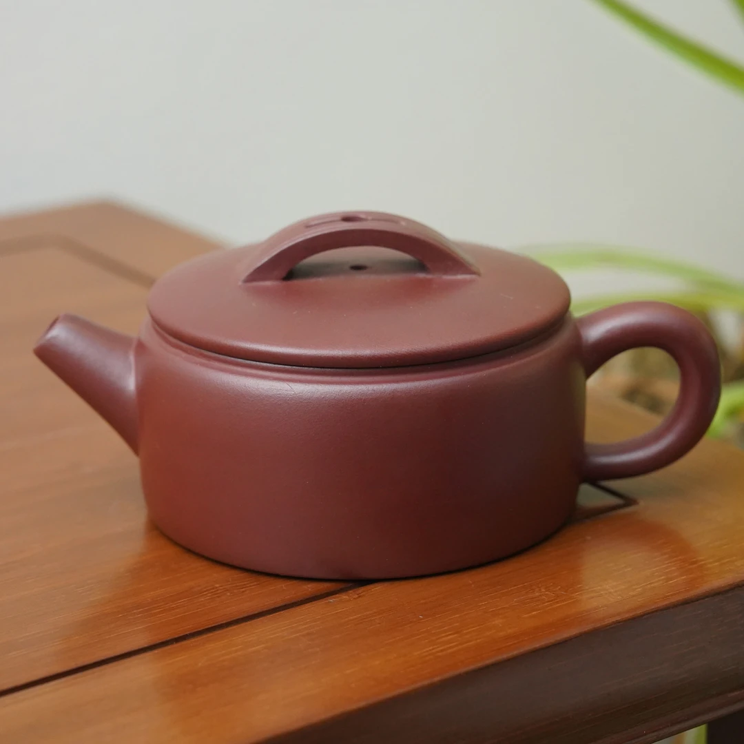 平底汉瓦龙血砂170cc【尚品MH-0989】茶具正宗紫砂壶100%真品纯手工