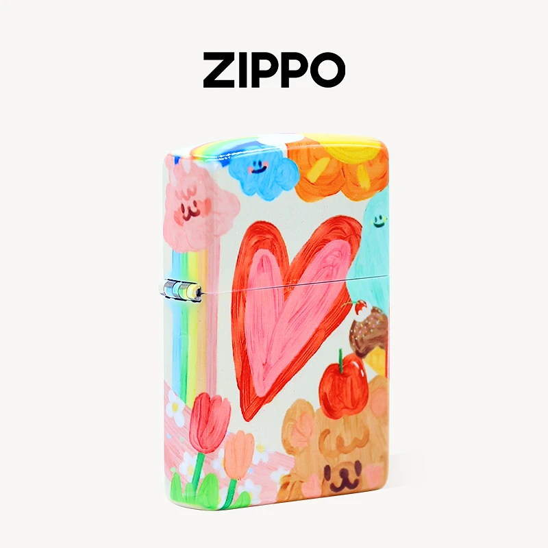 ZIPPO/之宝打火机原装正品卡通原装心动瞬间个性 防风送礼DYJ1