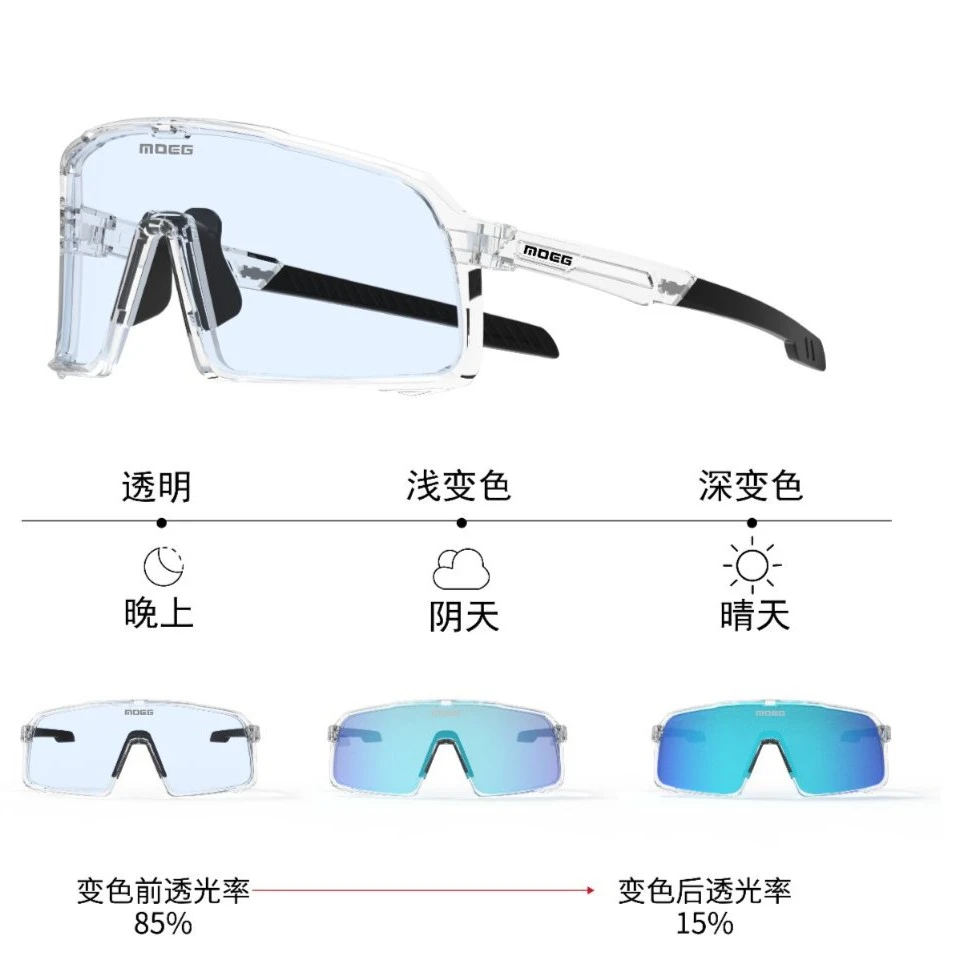 全天候变色镀膜骑行眼