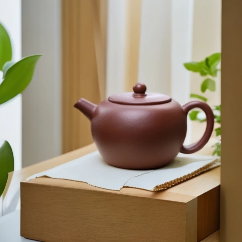 全手工宜兴紫砂壶黄龙山原矿薄胎小苹果茶壶