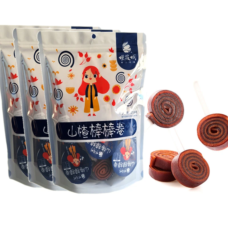 坝莜域   山楂棒棒卷218g*3包装山楂果丹皮