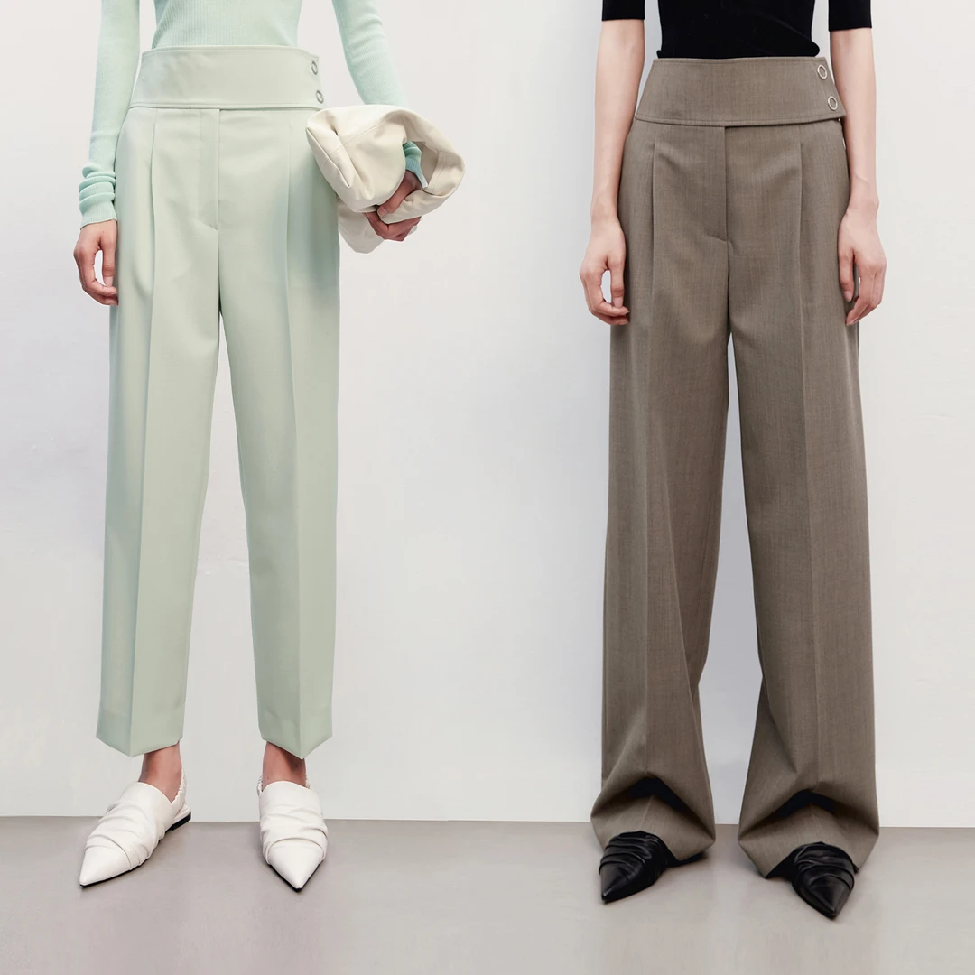 JOC腰封神裤  宽腰直筒裤/锥形九分裤