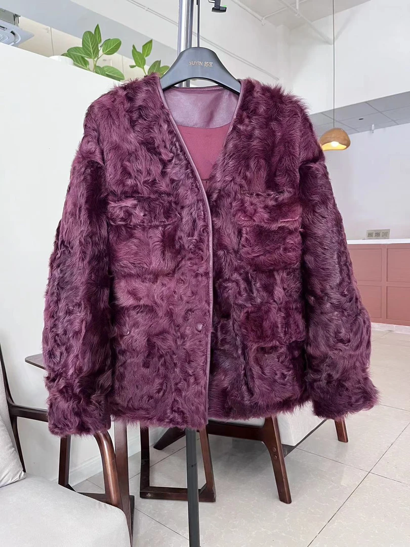 托斯卡纳皮毛一体安可拉红外套