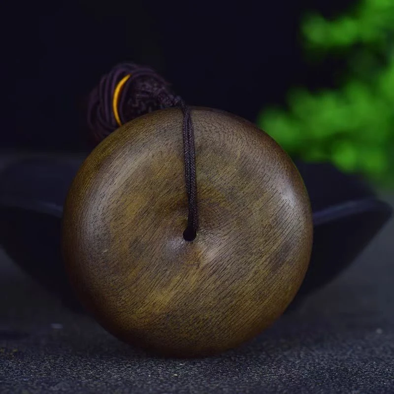 正宗海南沉香绿奇楠平安扣香+沉香碎屑味醇厚舒服