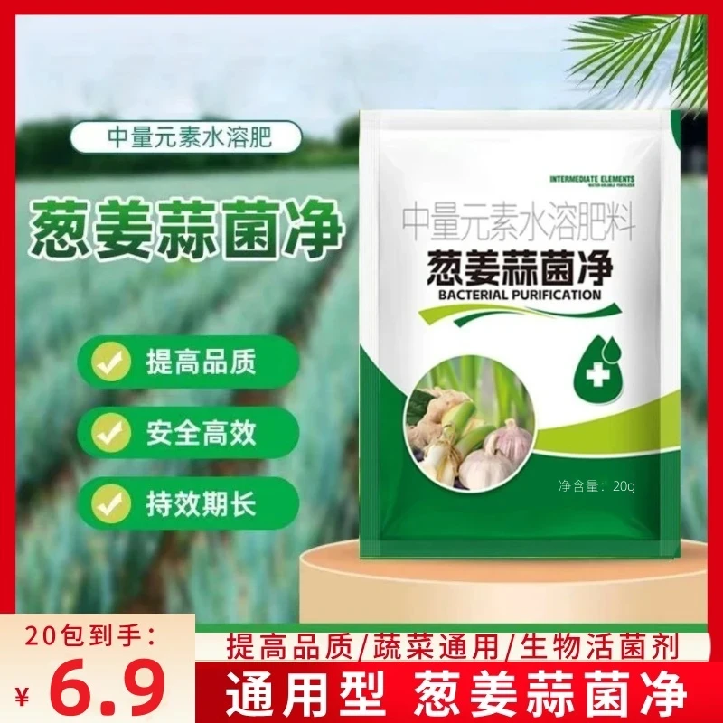 葱姜蒜菌清大葱大蒜生姜微生物蔬菜植物通用叶面肥