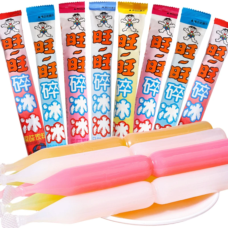 旺旺碎冰冰78ml/根碎碎冰吸吸棒棒冰整箱批发包邮夏日果味饮料